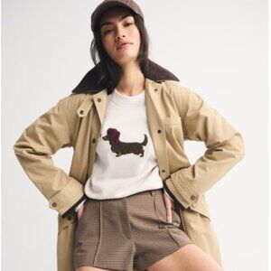 Abercrombie & Fitch Dog Womens Sunday Crew Sweatshirt, XXS